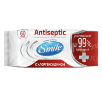 Влажная салфетка Ultra Fresh Premium Antisepticl 60 шт с хлоргексидином